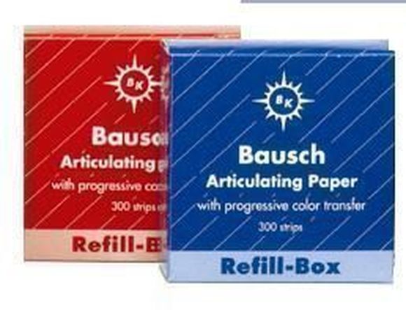Bausch bk 1001 blauw 200mu navulling - Articulatiepapier